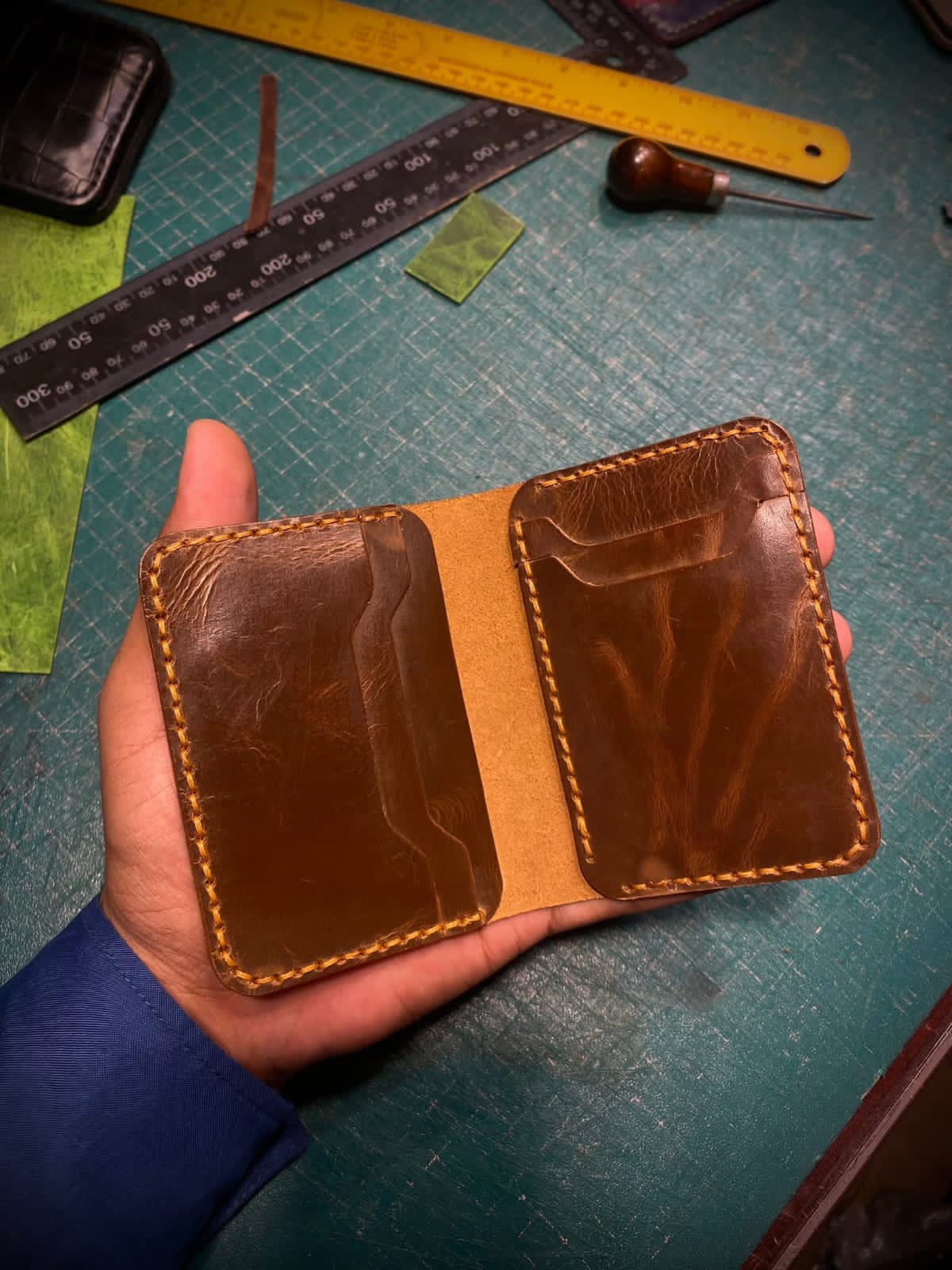 Premium Leather Wallet & Belt Sets